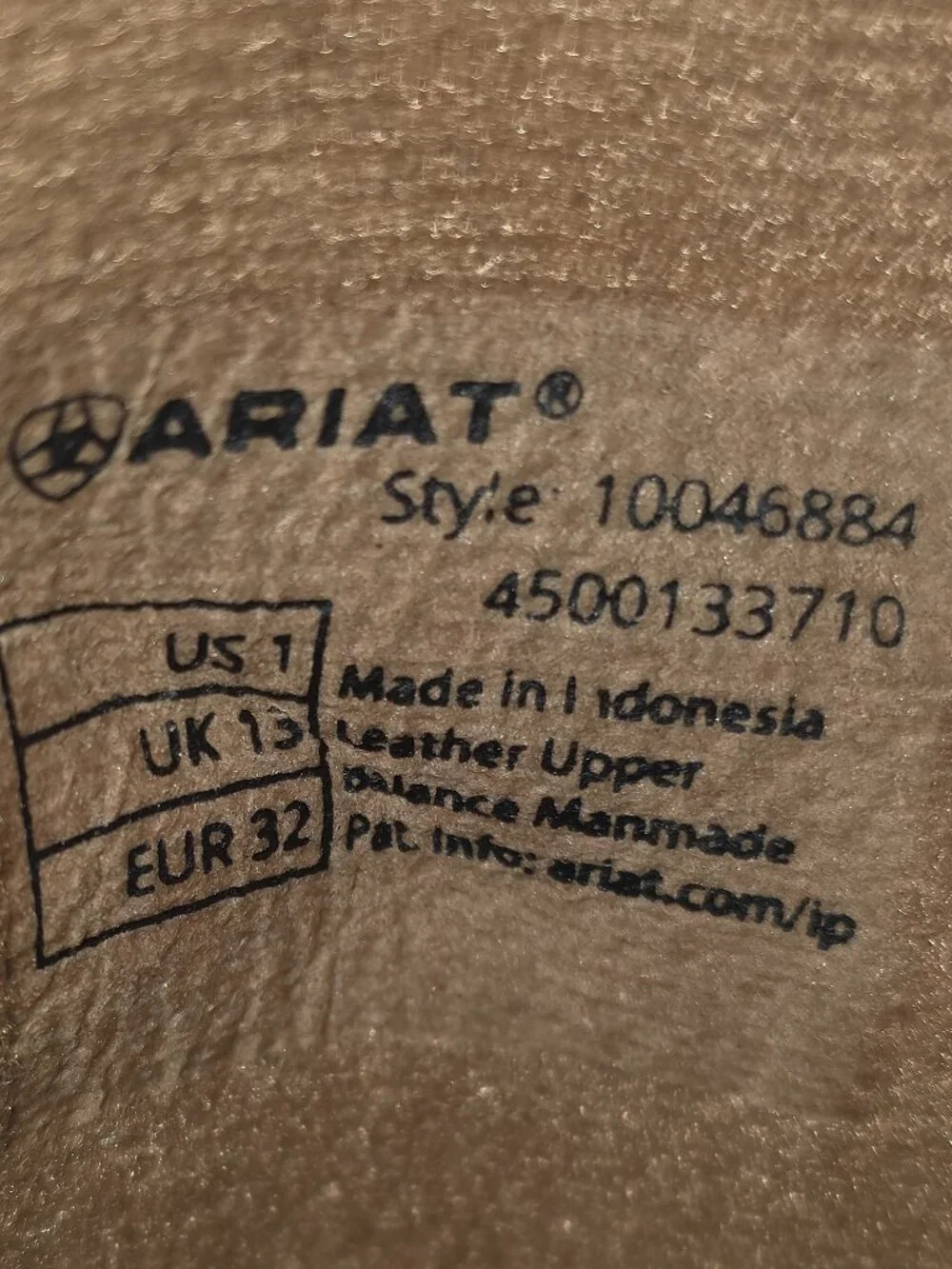 Ariat kids round